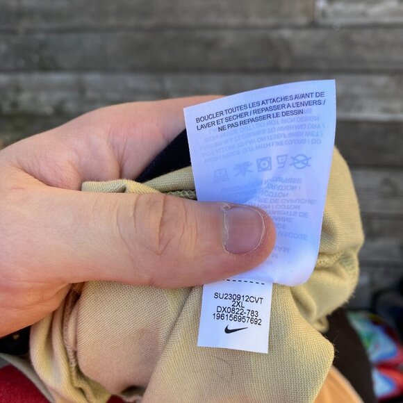 Nike Tech Fleece Tracksuit XXL Cream Sweater & Sweatpants Combo - Picture 4 of 4